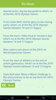 Rio 2016 Summer Olympics capture d'écran 2