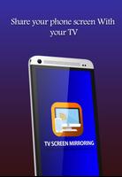 TV Screen Mirroring Affiche