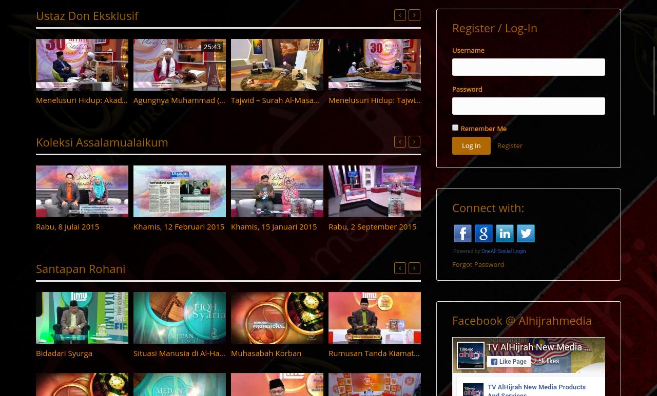 Tv Alhijrah Live Streaming Tv Islam Malaysia