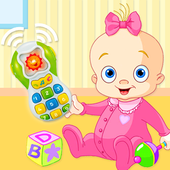 Baby Game/ Baby telefoon games-icoon