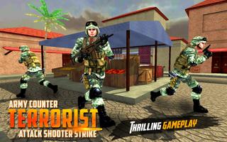 Army CounterTerrorist Attack Shooter Strike GunWar capture d'écran 1