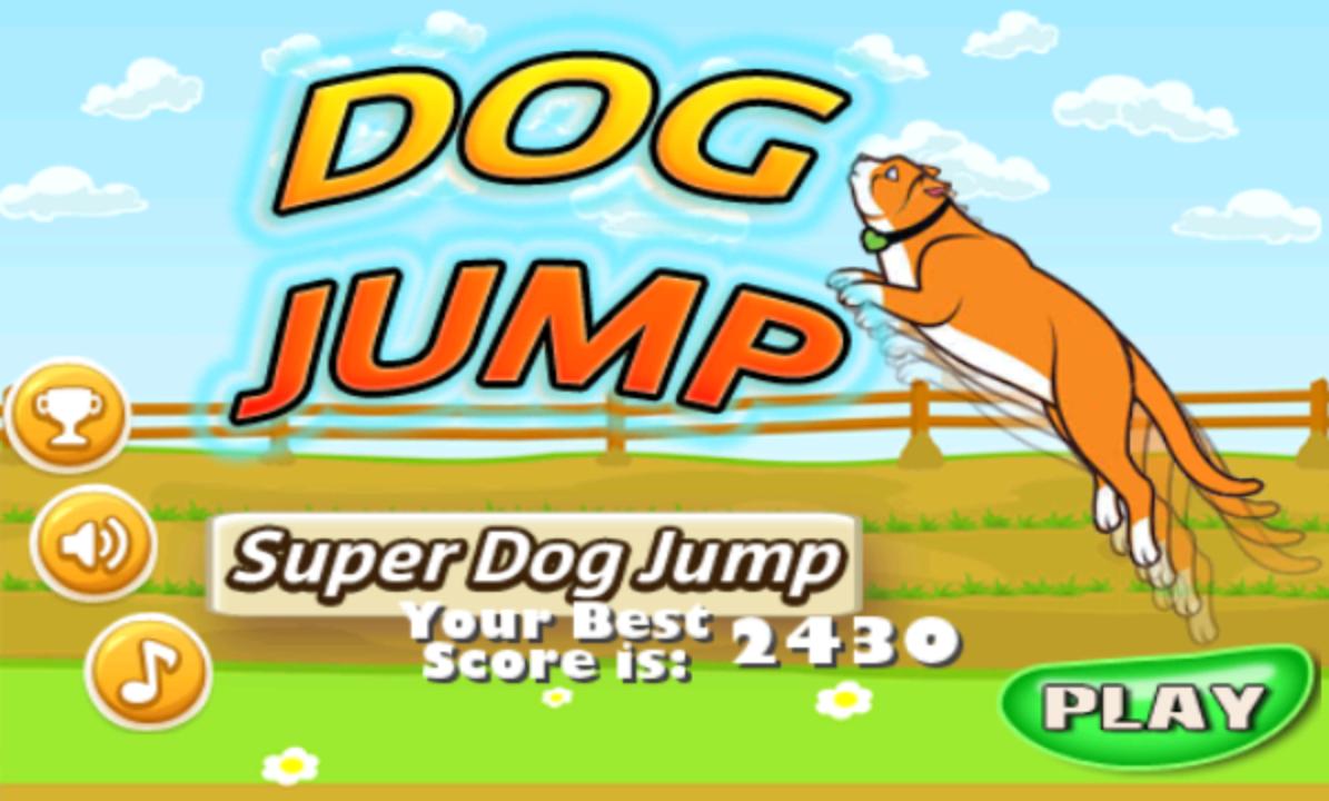 My dog can jump
