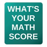What's Your Math Score icône