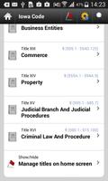 Iowa Code (IA Laws & Statutes) capture d'écran 1