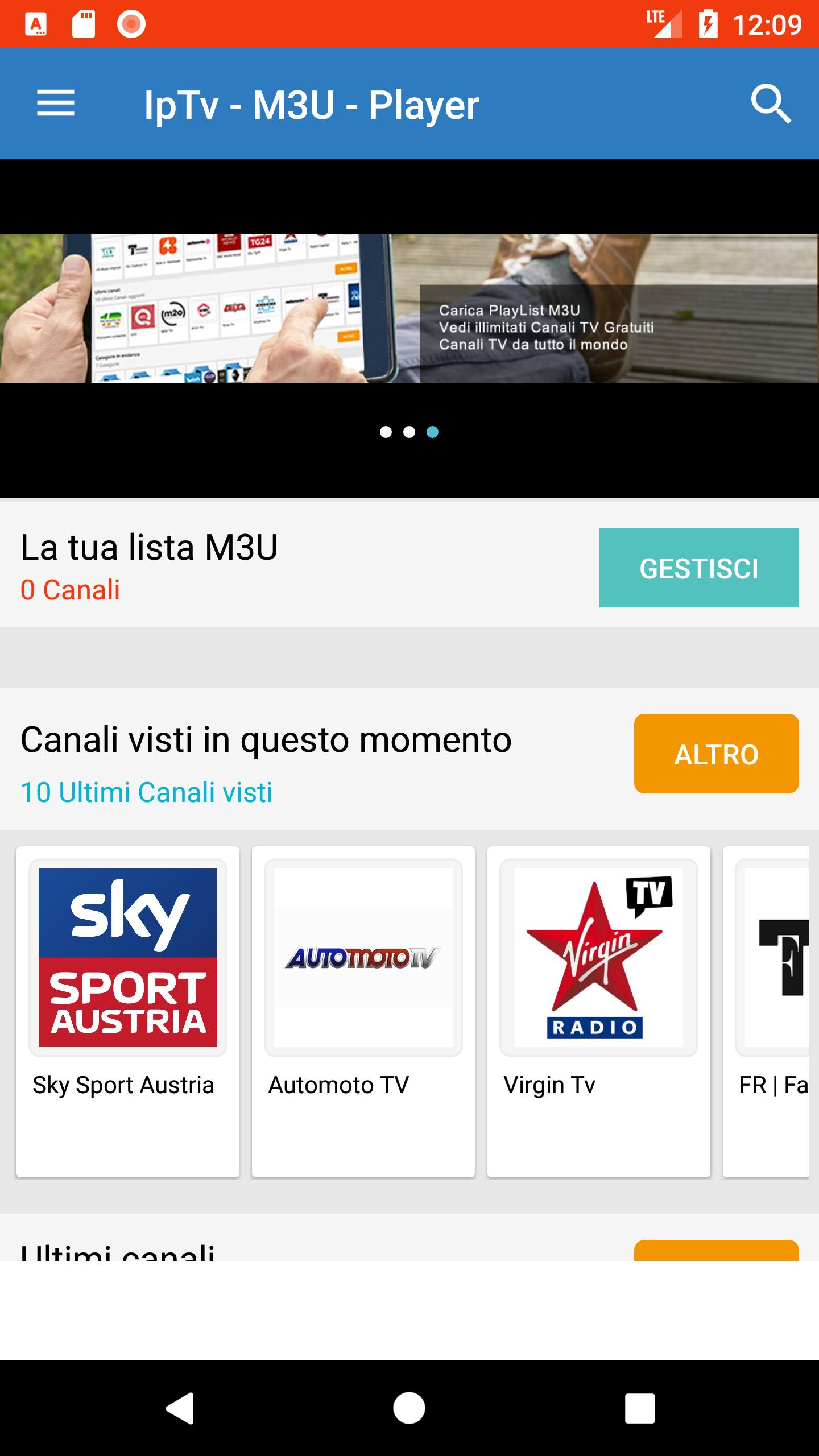 SCARICARE LISTA CANALI IPTV M3U