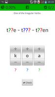 Smart Irregular Verbs screenshot 1