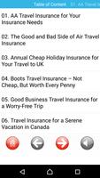 Travel Insurance Safer Holiday الملصق