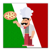 Italian Food full of Pizza