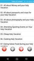 Italy Vacation free audioook Plakat