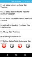 Italy Vacation free audioook 포스터