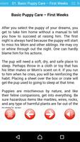 Puppy Care: Full Healthy Guide Screenshot 1