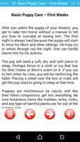 Puppy Care: Full Healthy Guide screenshot 1