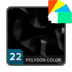 Polygon Black Xperia™ Theme