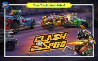 Clash for Speed – Xtreme Combat Car Racing Game Affiche