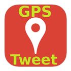 Tweet GPS icône