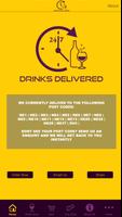 Drinks Delivered 24 7 Affiche
