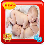 Twin Baby Photo Frames-icoon