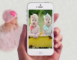 Twin Baby Photo Frames ảnh chụp màn hình 3