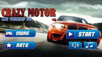 Crazy motor: car parking 3D plakat