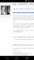 Twin Cities Chess Club poster