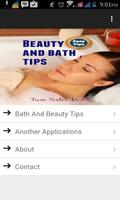Bath And Beauty Tips Affiche