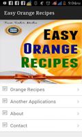 Easy Orange Recipes Affiche