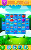 Fruit Farm - Link and Pop Funny Fruits Match 3 captura de pantalla 1