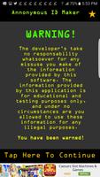 Annonymous Fake ID Generator Screenshot 2