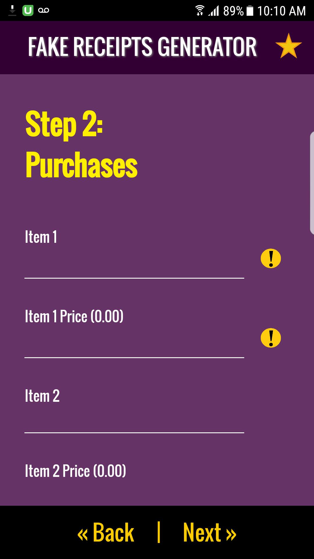 Fake Receipt Generator Free Pour Android Telechargez L Apk