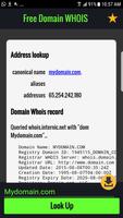Free Domain WHOIS App (Free domain lookup online) Screenshot 1