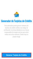 Generador Tarjetas de Crédito poster