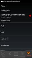 TwisterSoftPhone capture d'écran 1