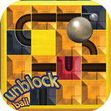 unblock u ball : side way out puzzle أيقونة