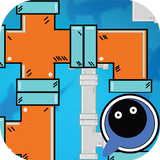 pipe repair connect : fix plumber puzzle icon