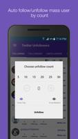پوستر Mass Unfollowers for Twitter