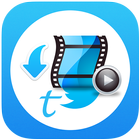 Tweet Video Gif Download icon