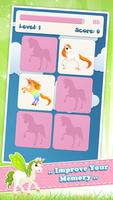 Memory game for kids: Unicorns اسکرین شاٹ 1