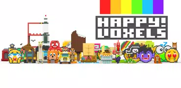 Happy Pixels 3D - Coloring book by numbers