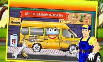 Mini Bus Repairing Simulator - Affiche