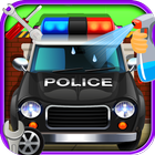 Police Car repair and wash icône