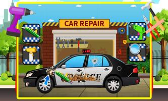 Police Car repair and wash capture d'écran 1