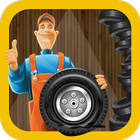 Tyre Repair Shop – Garage Game Zeichen