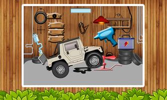 Tyre Repair Shop – Garage Game 截图 1