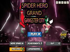 Spider Hero: Grand Gangster Crime Vegas City Plakat