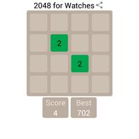 2048 for Watches تصوير الشاشة 1