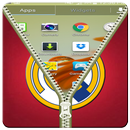 Zipper Lock:Real Madrid Flag APK