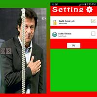 1 Schermata IMRAN KHAN Zipper Screen Lock