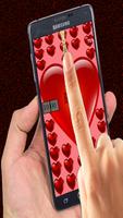 Love and Heart Zipper Locker Affiche