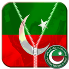 PTI Flag Zipper Screen Locker ícone