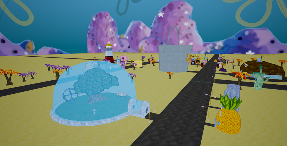 Где находится остров бикини боттом Epic Potato Roblox